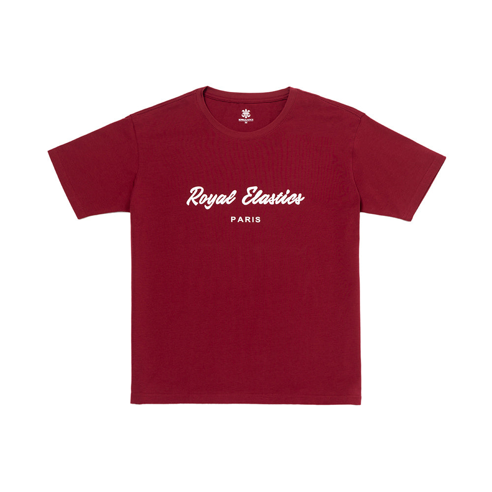 ルーズフィットロゴTシャツ 赤 (Unisex) - Royal Elastics 公式