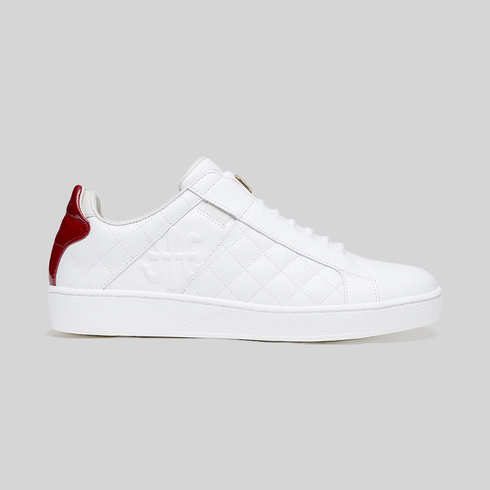 Icon Lux メンズ レザースニーカー 白 赤 ベージュ – Royal Elastics