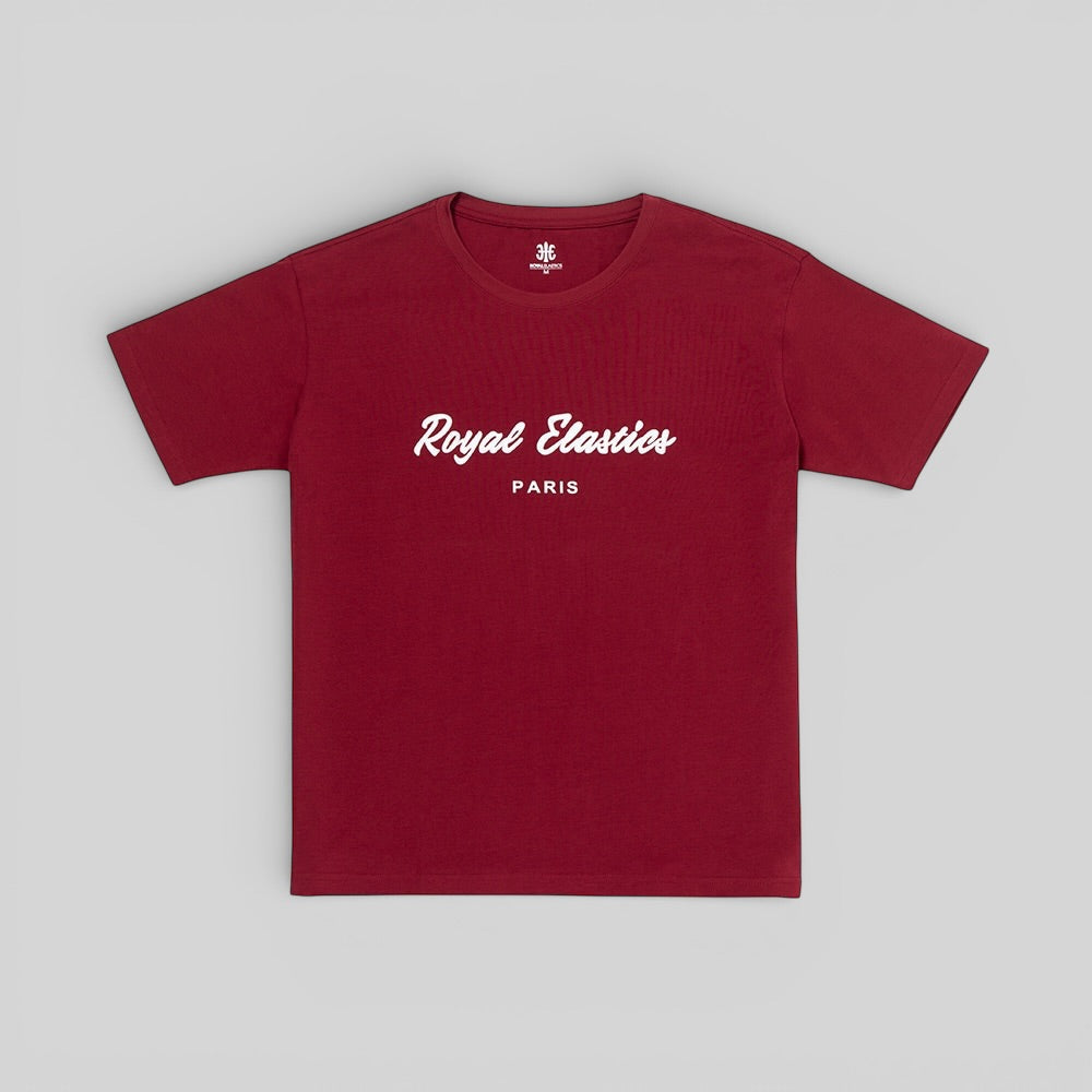ルーズフィットロゴTシャツ 赤 (Unisex) - Royal Elastics 公式