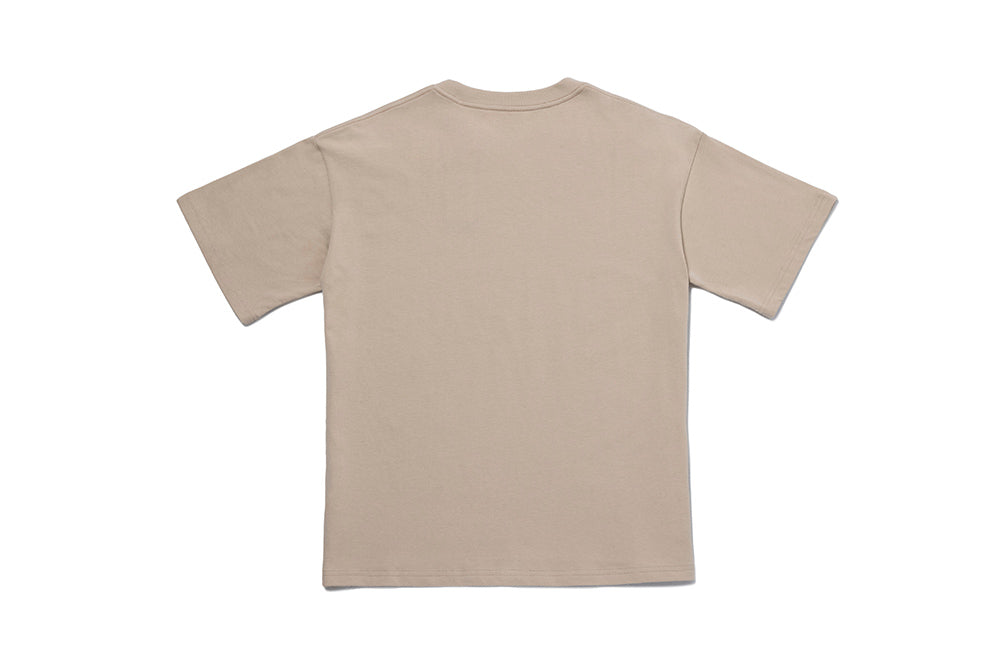 ルーズフィットロゴTシャツ カーキ (Unisex)