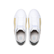 Icon Dots メンズ レザースニーカー 白 イエロー - Royal Elastics 公式オンラインショップ