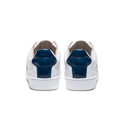 Icon Lux メンズ レザースニーカー 白 青 - Royal Elastics 公式オンラインショップ