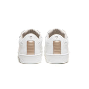 Adelaide Lux メンズ レザースニーカー 白 ブラウン - Royal Elastics 公式オンラインショップ