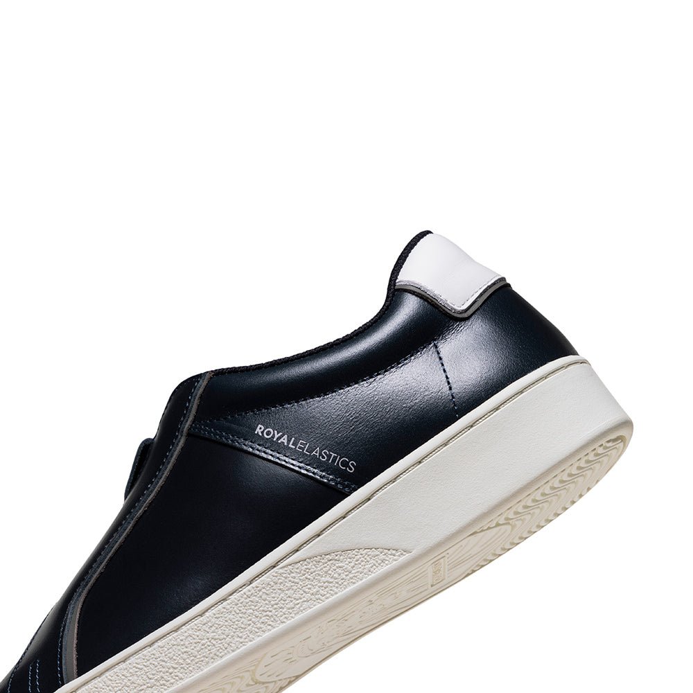 Duca メンズ レザーカジュアルシューズ ネイビーブルー