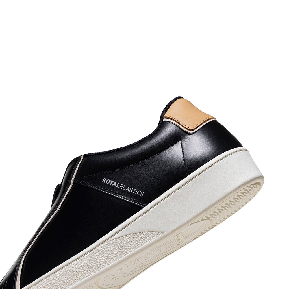 Duca メンズ レザーカジュアルシューズ 黒 ブラウン
