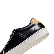 Duca メンズ レザーカジュアルシューズ 黒 ブラウン - Royal Elastics 公式オンラインショップ