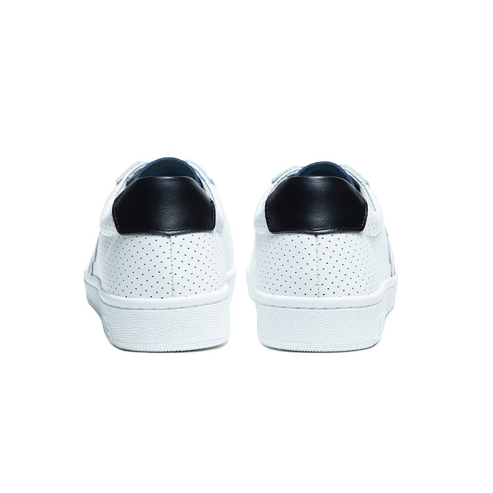 Honorメンズ レザースニーカー 白 青 - Royal Elastics 公式 Honorメンズ レザースニーカー 白 青 - Royal Elastics 公式