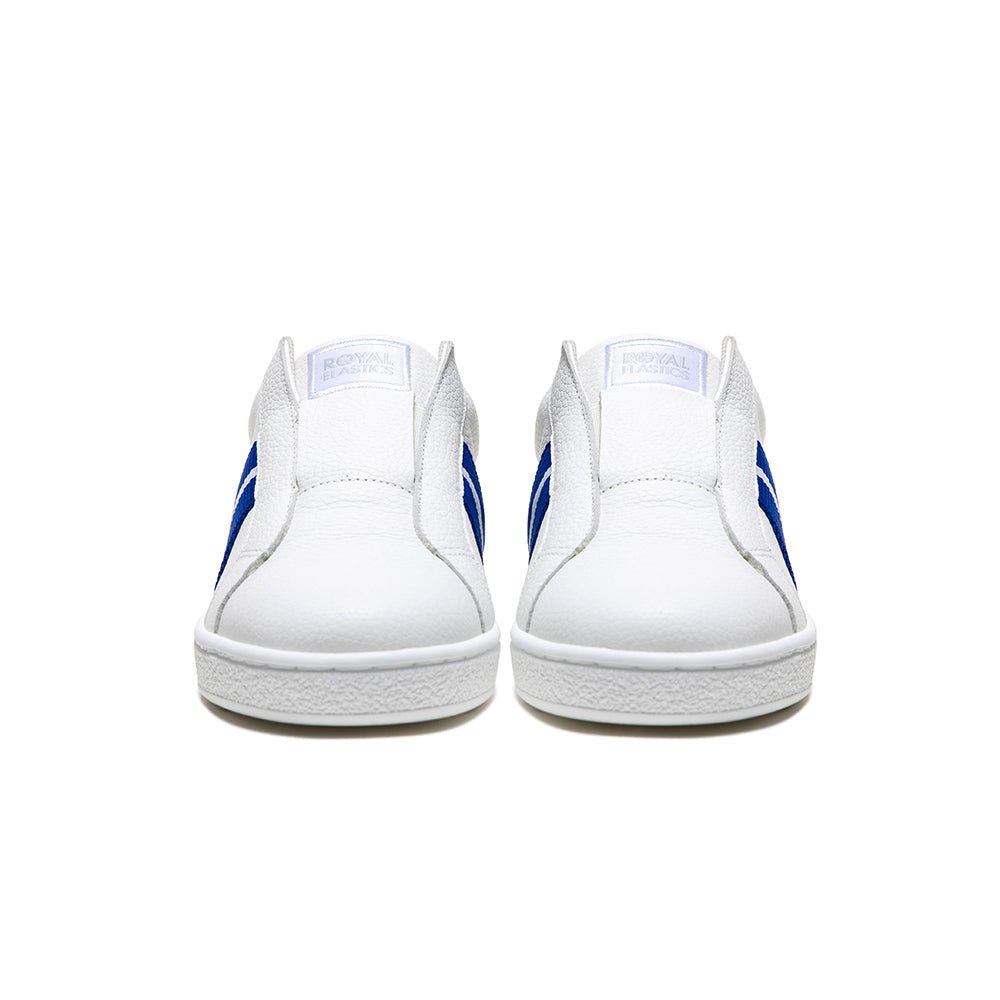 Bishop レディース レザーカジュアルシューズ  白 青 ピンク