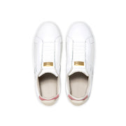 Icon Lux レディース レザースニーカー 白 ベジュー ピンク - Royal Elastics 公式オンラインショップ