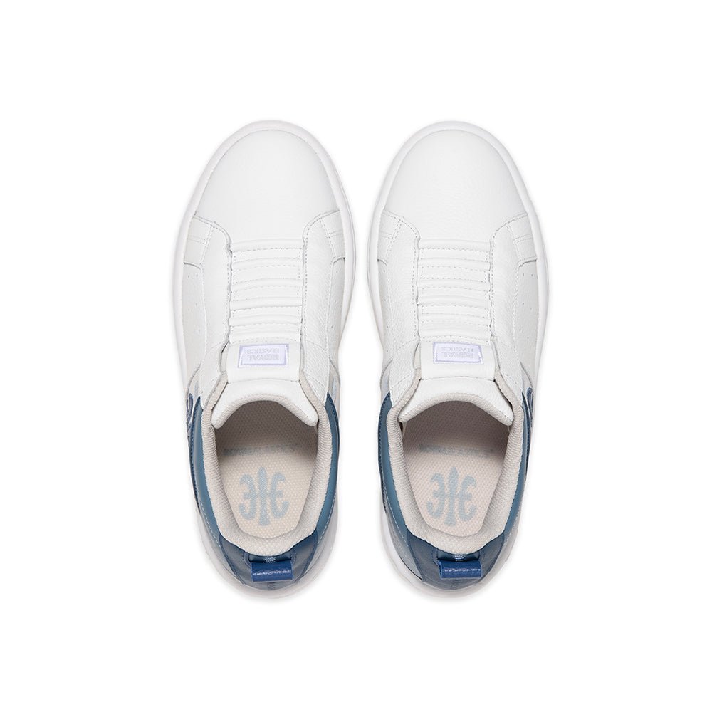 Icon2.0 レディース レザースニーカー 白 青 - Royal Elastics 公式オンラインショップ