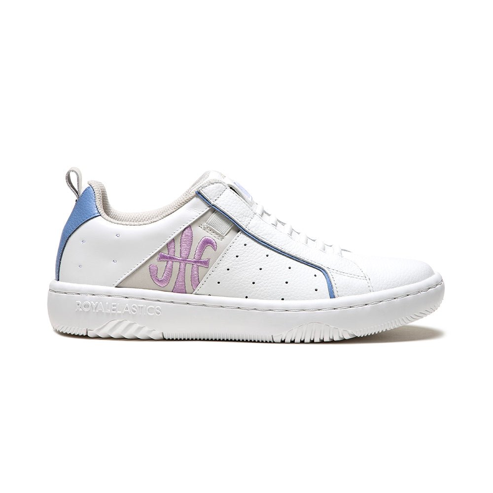 Icon2.0 レディース レザースニーカー 白 ピンク 青 - Royal Elastics 公式オンラインショップ