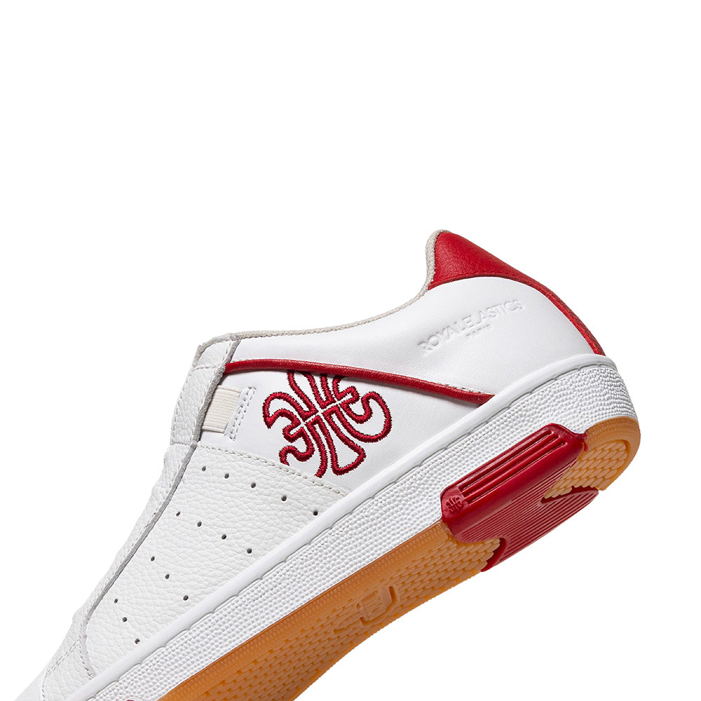 Icon OG メンズ レザースニーカー 白 赤