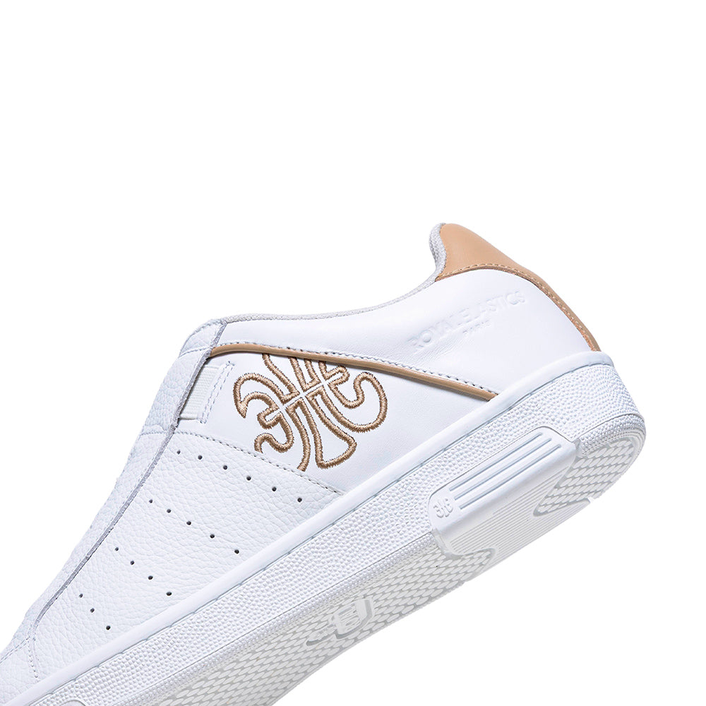 Icon OG メンズ レザースニーカー 白 ベージュ