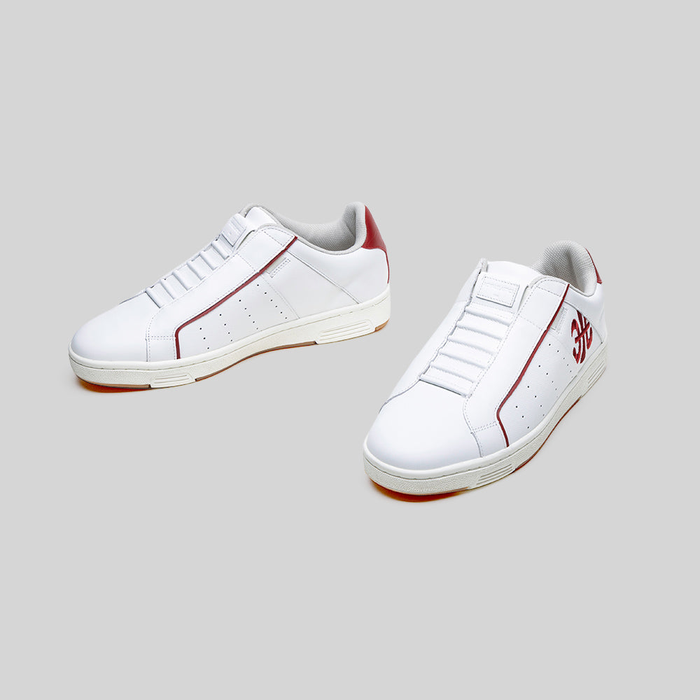 Icon OG メンズ レザースニーカー   白 赤-7