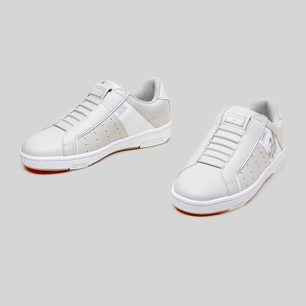 Icon OG メンズ レザースニーカー ベージュ 白-7