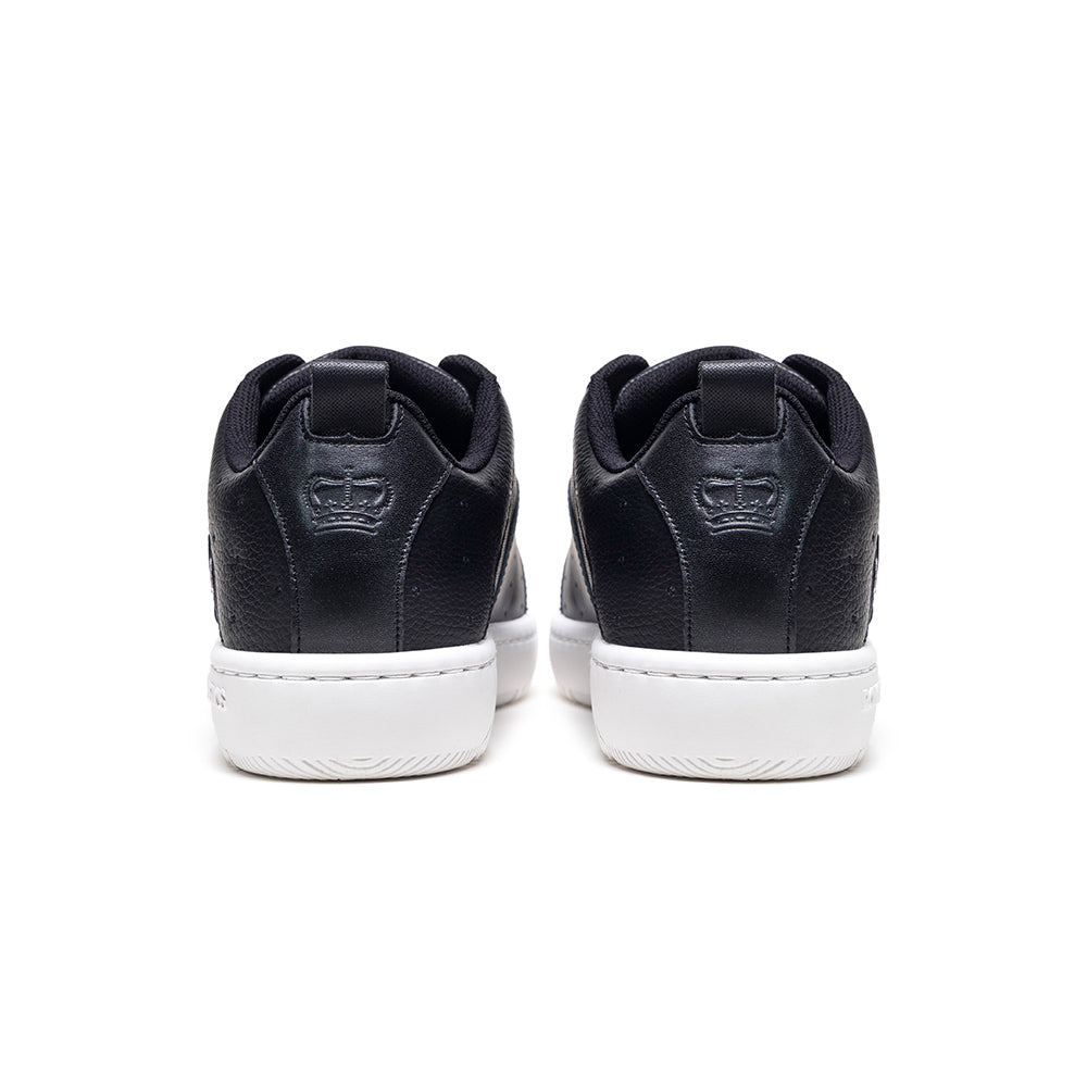 Icon2.0 メンズ レザースニーカー 黒 ダークブルー-3