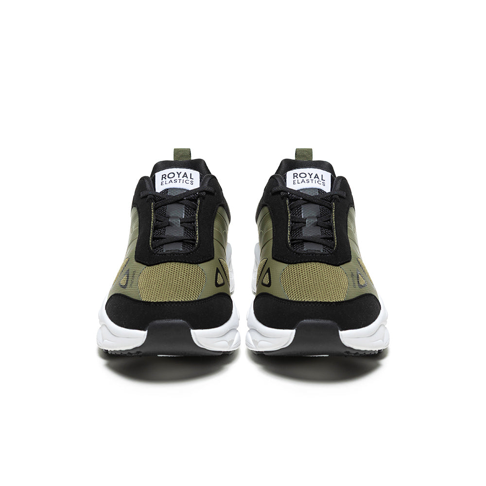 SKY (Star I) メンズ メッシュスニーカー 緑 黒