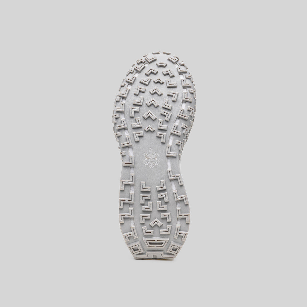 DUNE メンズ メッシュスニーカー グレー-5