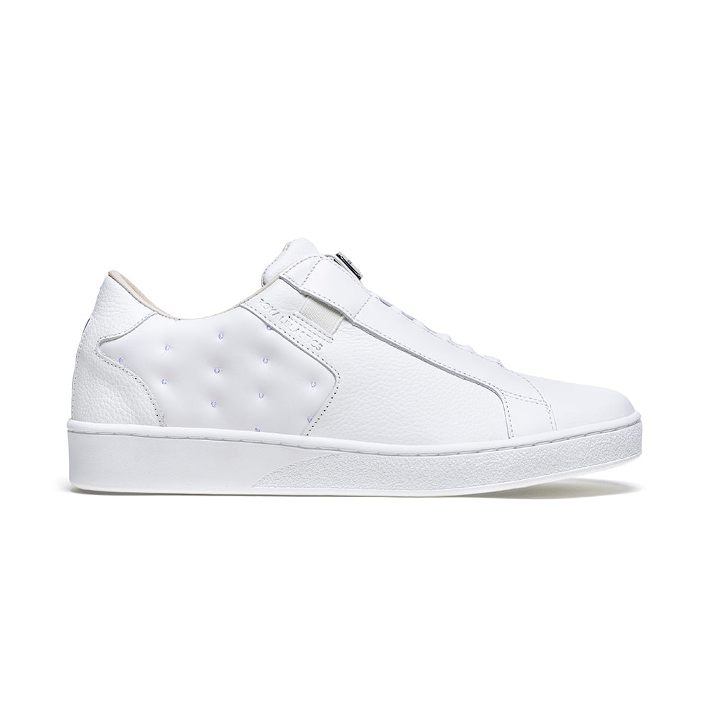 Adelaide Lux メンズ レザースニーカー 白