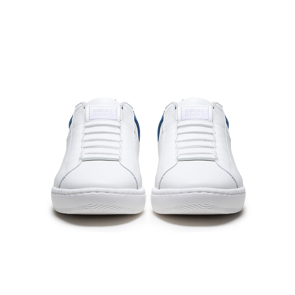 Icon2.0 メンズ レザースニーカー 白 青 - Royal Elastics 公式