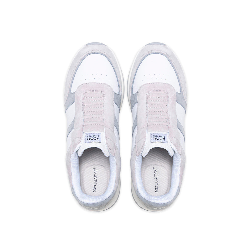 Icon Ultra Lux メンズ レザースニーカー  白 グレー