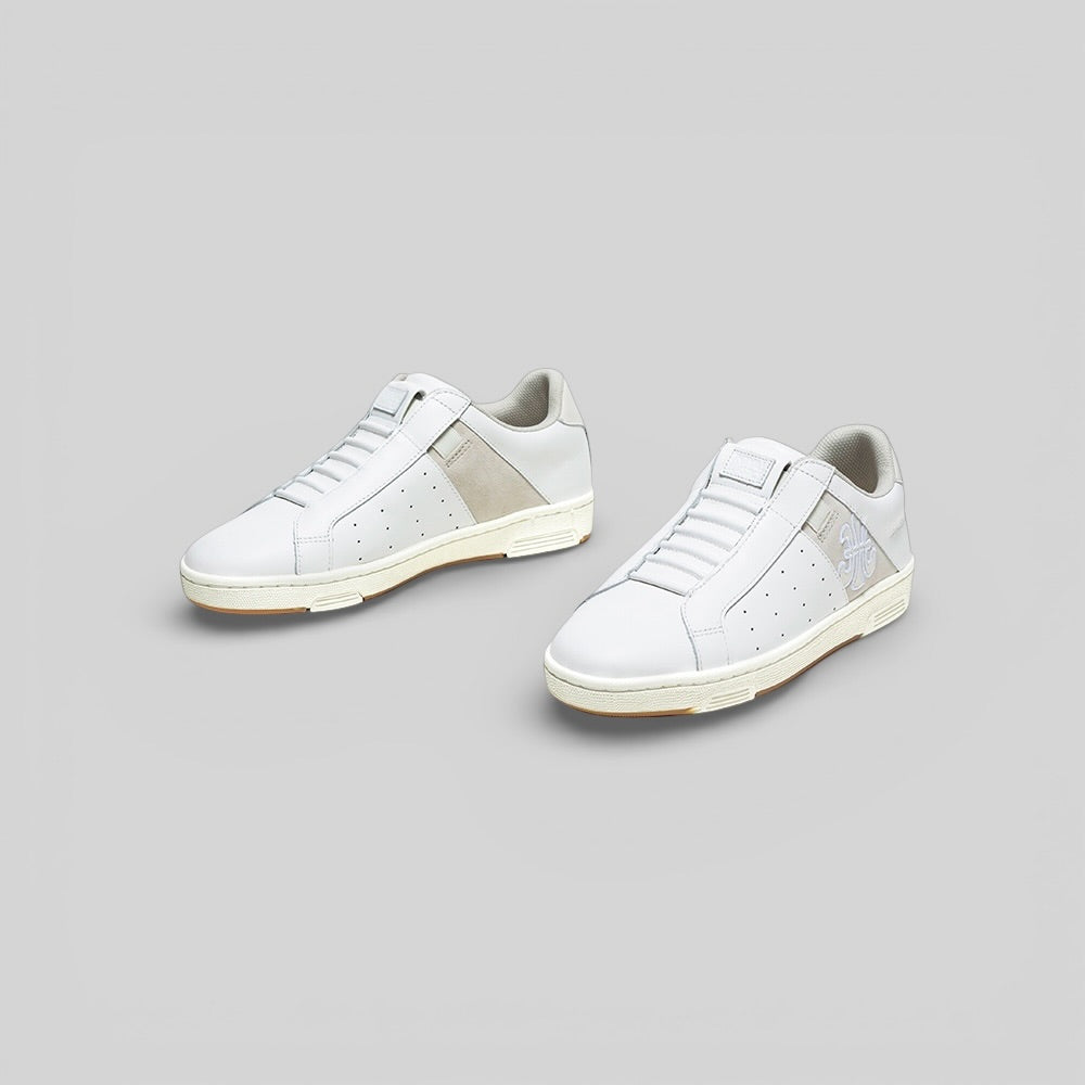Icon OG レディース レザースニーカー 白 ベージュ-7