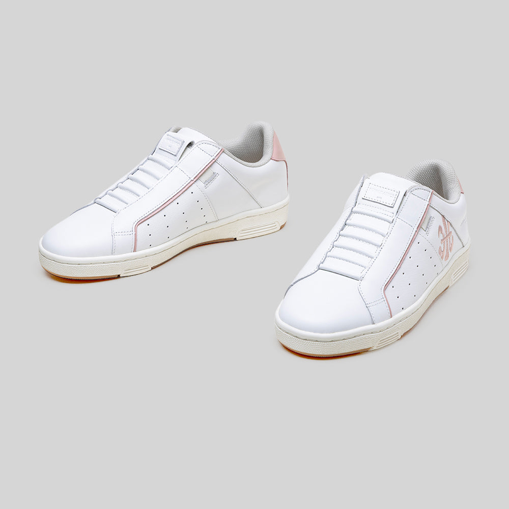 Icon OG レディース レザースニーカー 白 ピンク-7