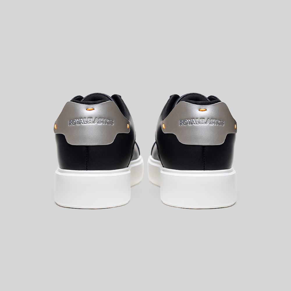 Icon 3.0 レディース レザースニーカー 黒 白-4