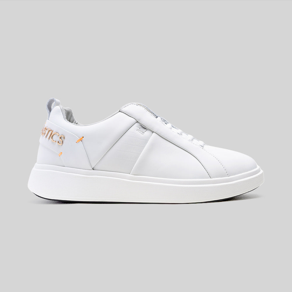 Icon Supreme レディース レザースニーカー 白