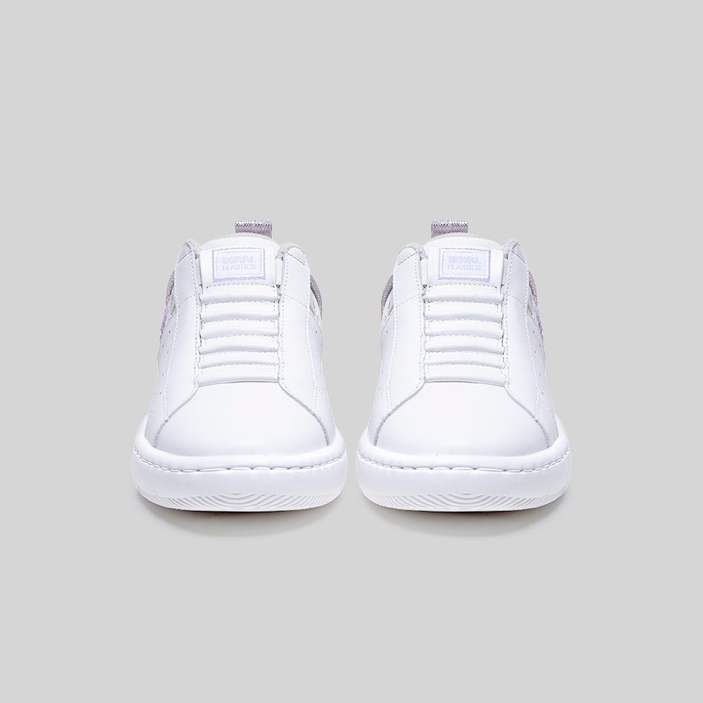 Icon2.0 レディース レザースニーカー 白 ピンク ベージュ