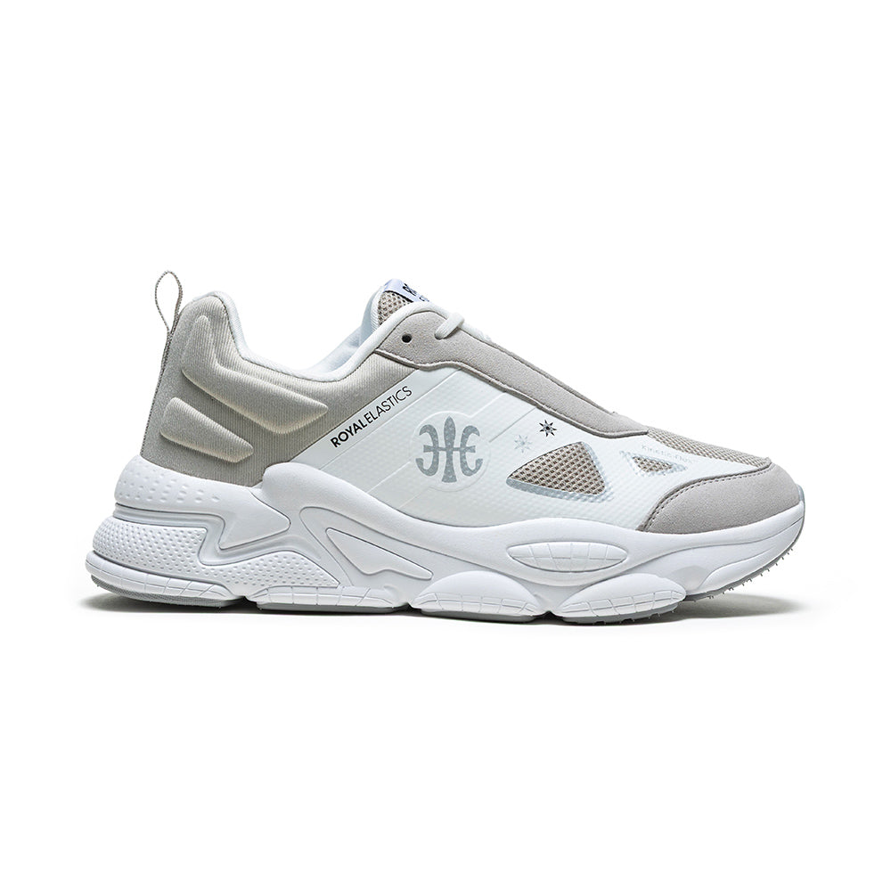 SKY (Star I) レディース メッシュスニーカー 白 グレー