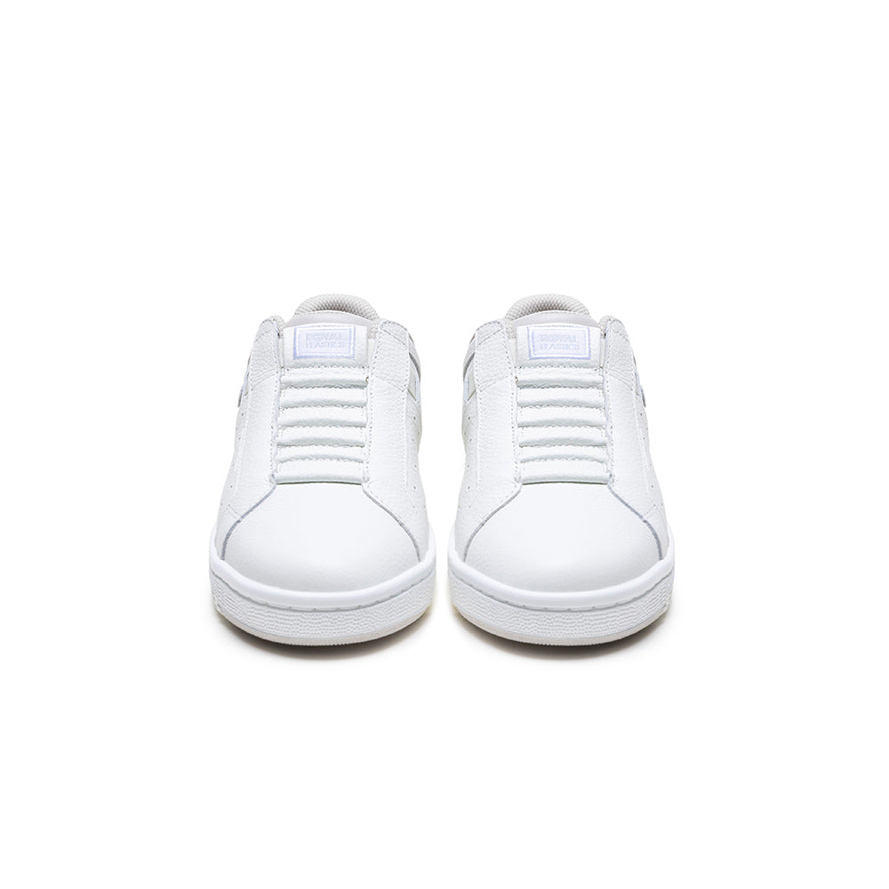 Icon OG レディース レザースニーカー 白 シルバー