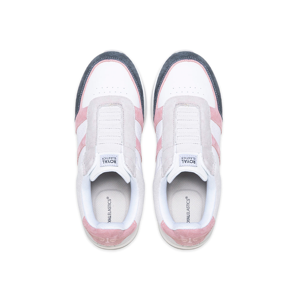 Icon Ultra Lux レディース レザースニーカー 白 ピンク グレー