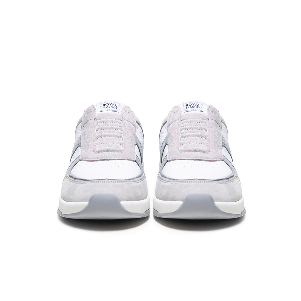 Icon Ultra Lux レディース レザースニーカー 白 グレー
