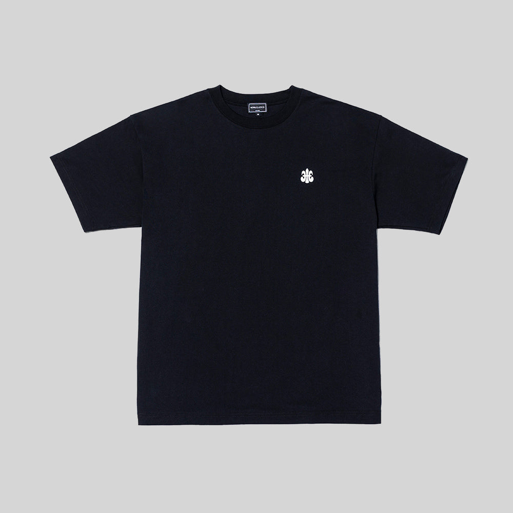 ロゴTシャツ 黒 (Unisex)-1