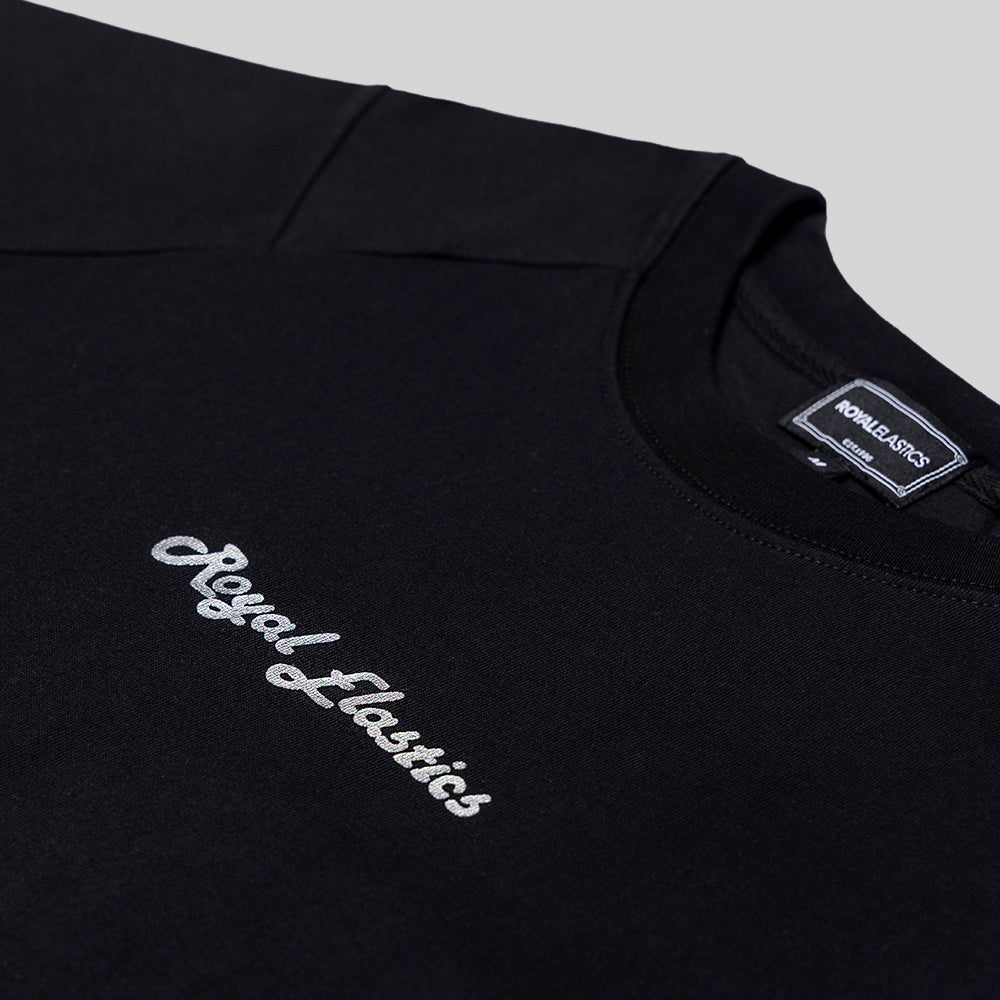 ロゴTシャツ 黒 (Unisex)-2