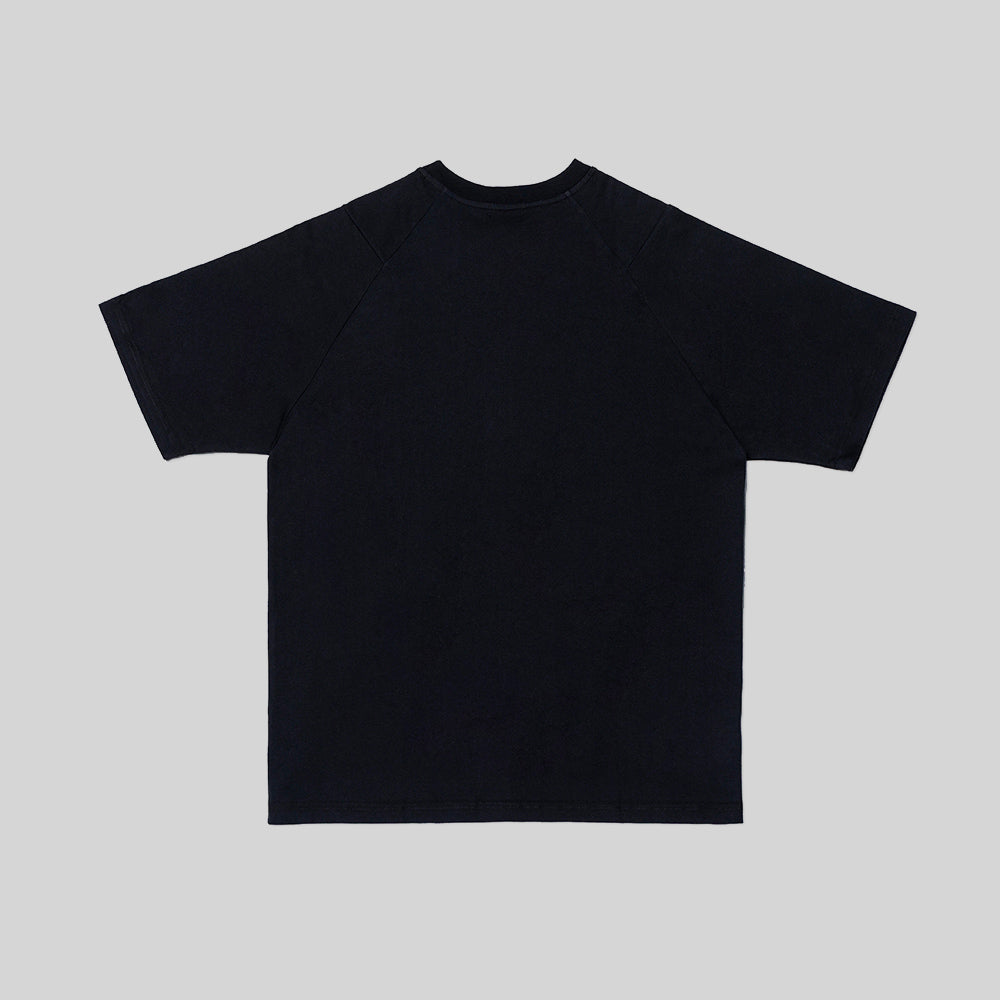 ロゴTシャツ 黒 (Unisex)-3
