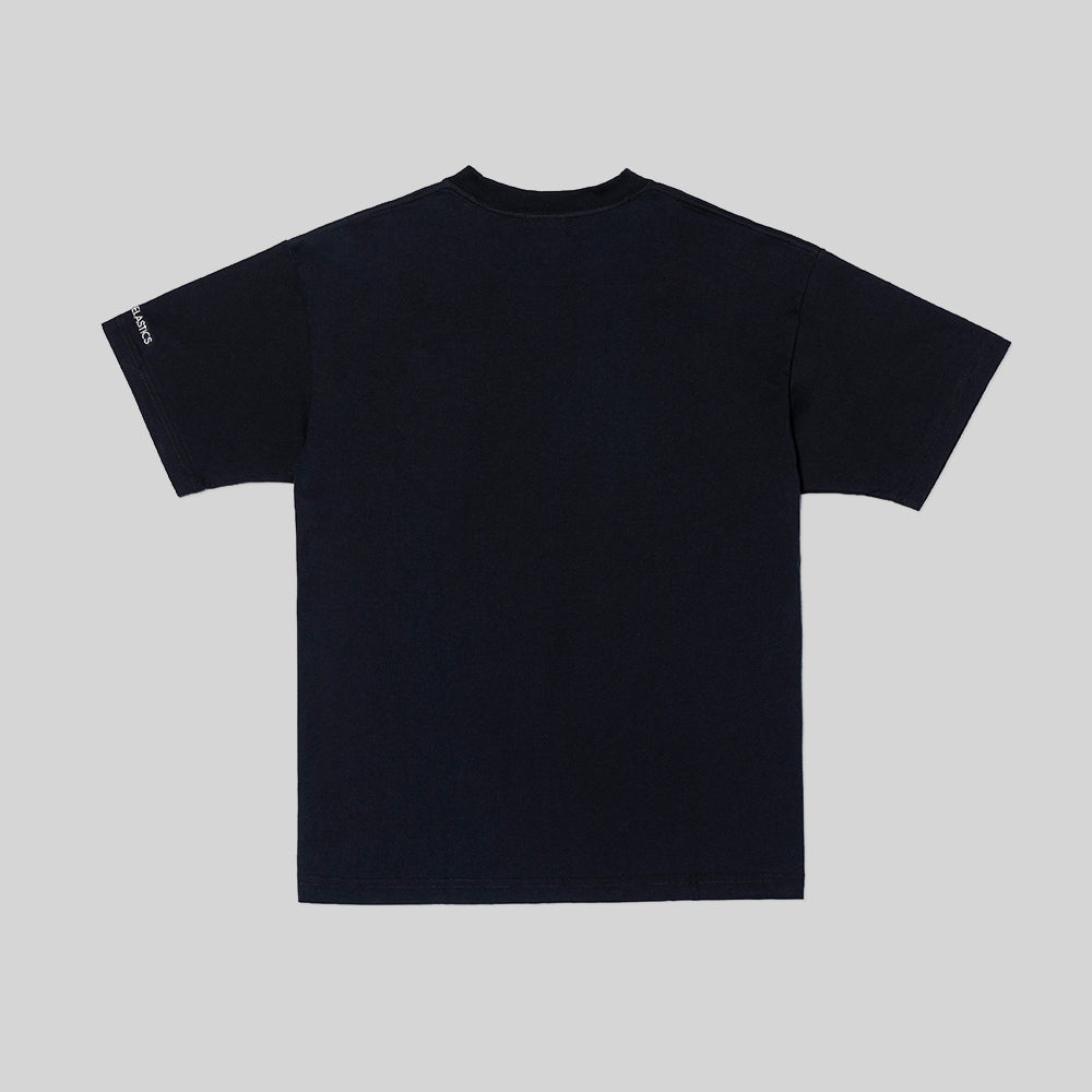 ロゴTシャツ 黒 (Unisex)-3