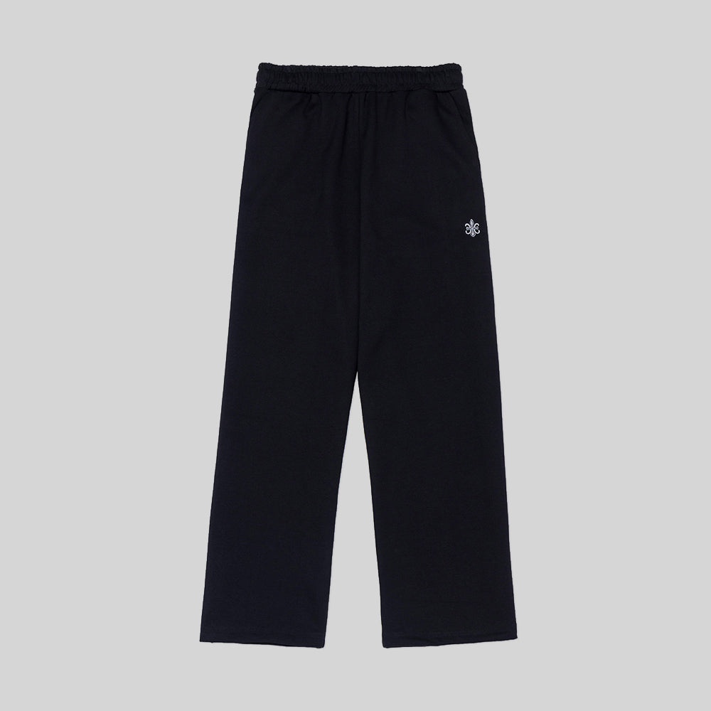 スウェットパンツ 黒 (Unisex)-1