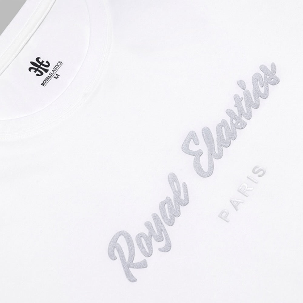 ルーズフィットロゴTシャツ 白 (Unisex)-3