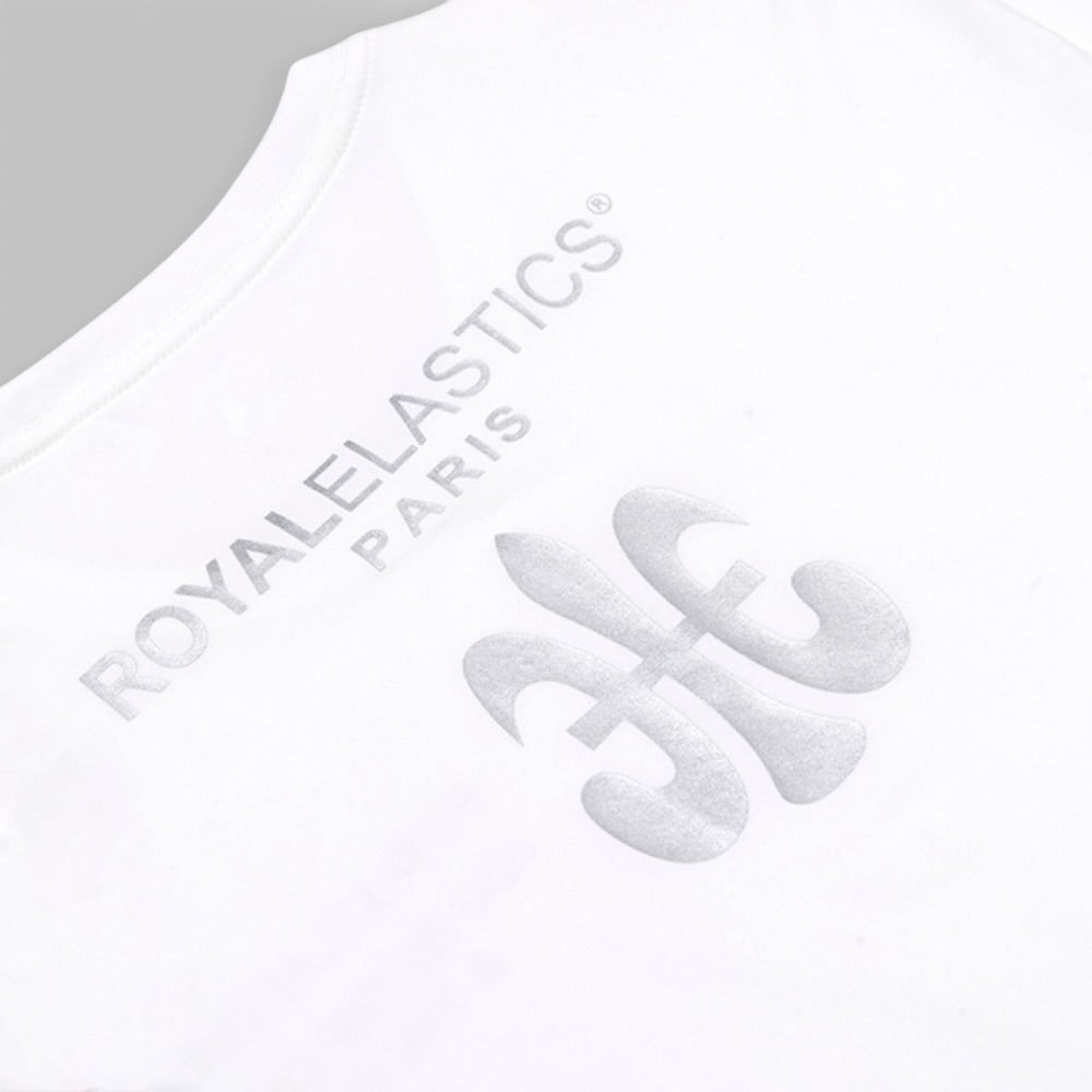 ルーズフィットロゴTシャツ 白 (Unisex)-4