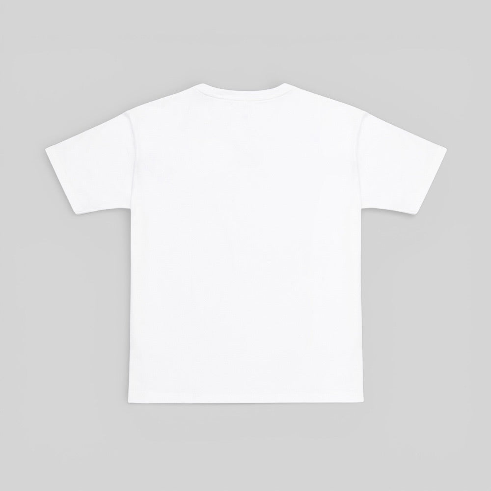 ルーズフィットロゴTシャツ 白 (Unisex)-2