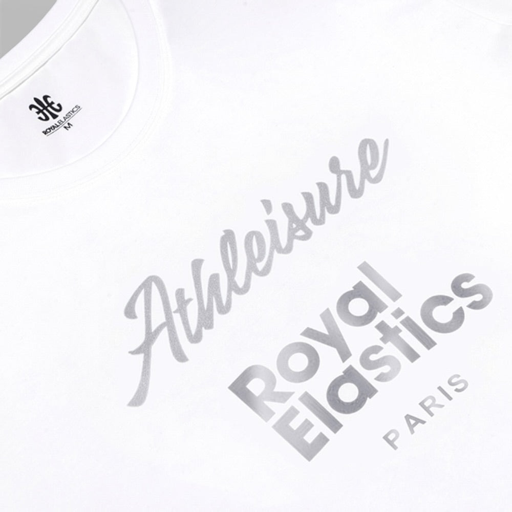 ルーズフィットロゴTシャツ 白 (Unisex)-3