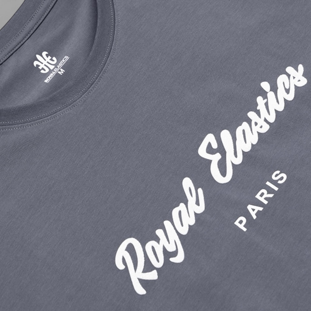 ルーズフィットロゴTシャツ グレー (Unisex)-3