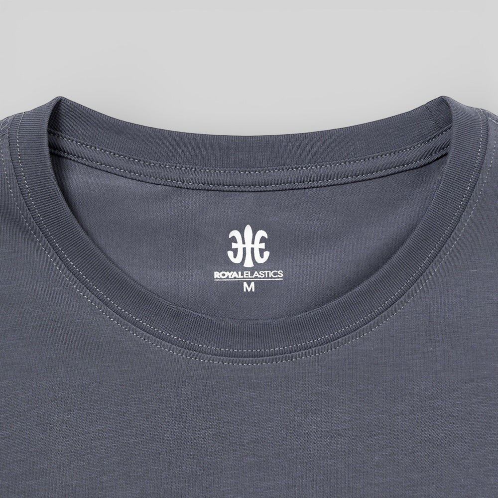 ルーズフィットロゴTシャツ グレー (Unisex)-4