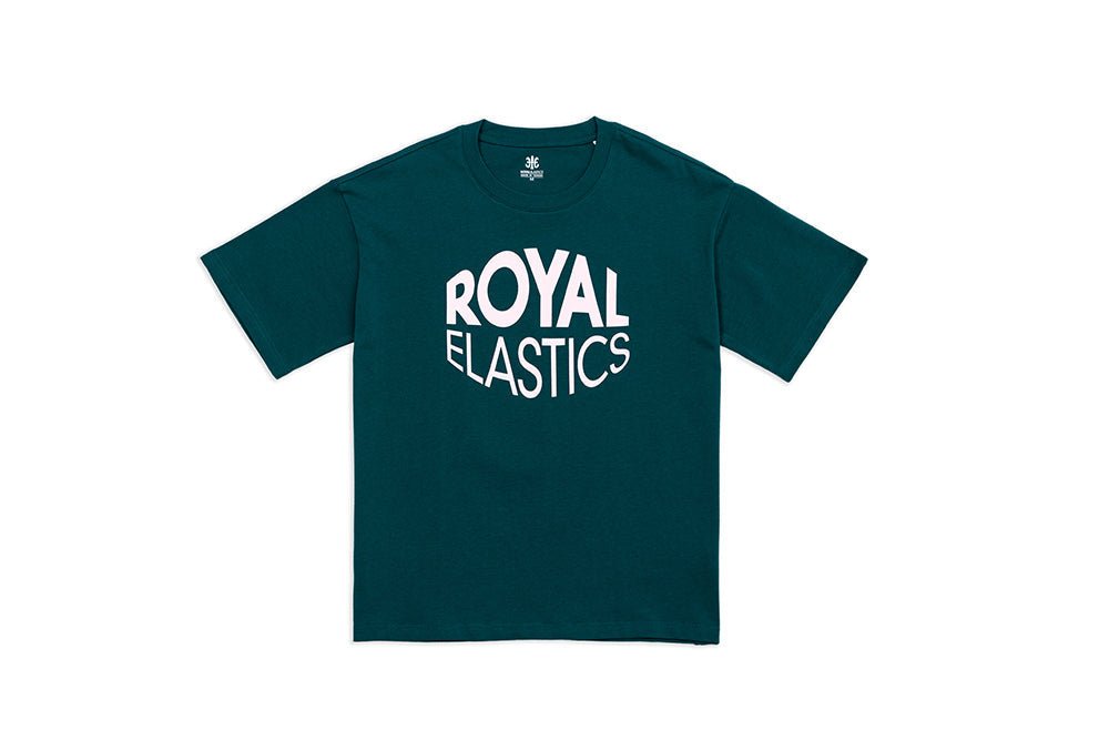 ルーズフィットロゴTシャツ 緑 (Unisex)