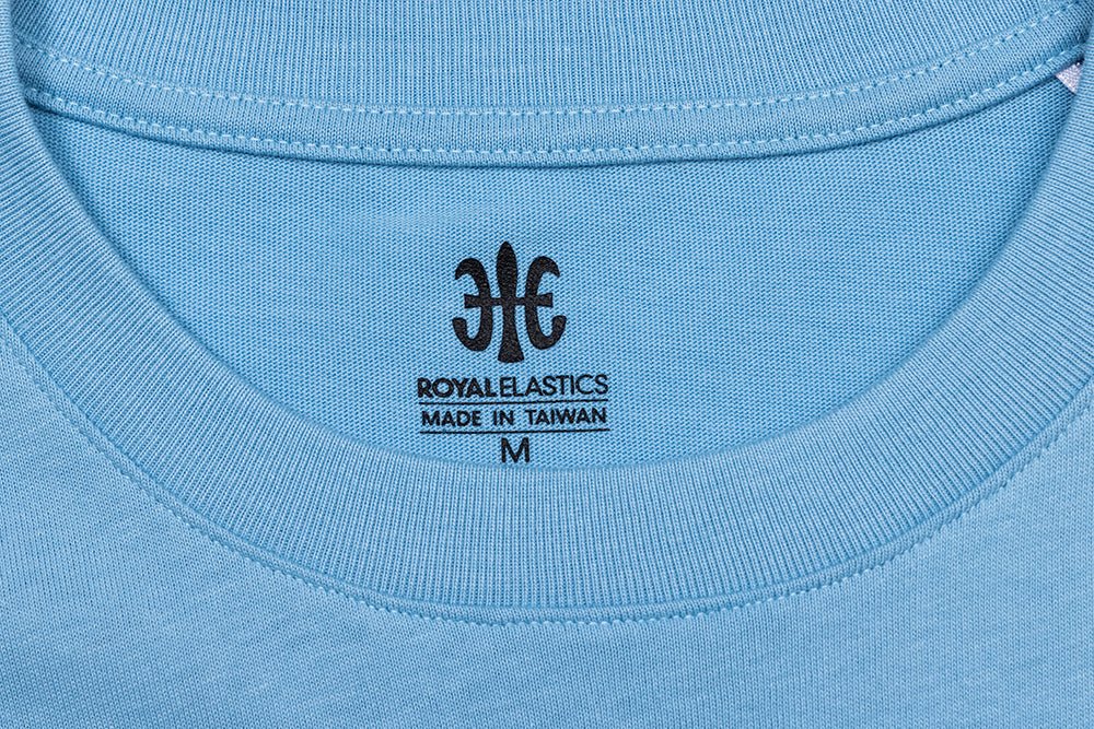 ルーズフィットロゴTシャツ 水色 (Unisex)