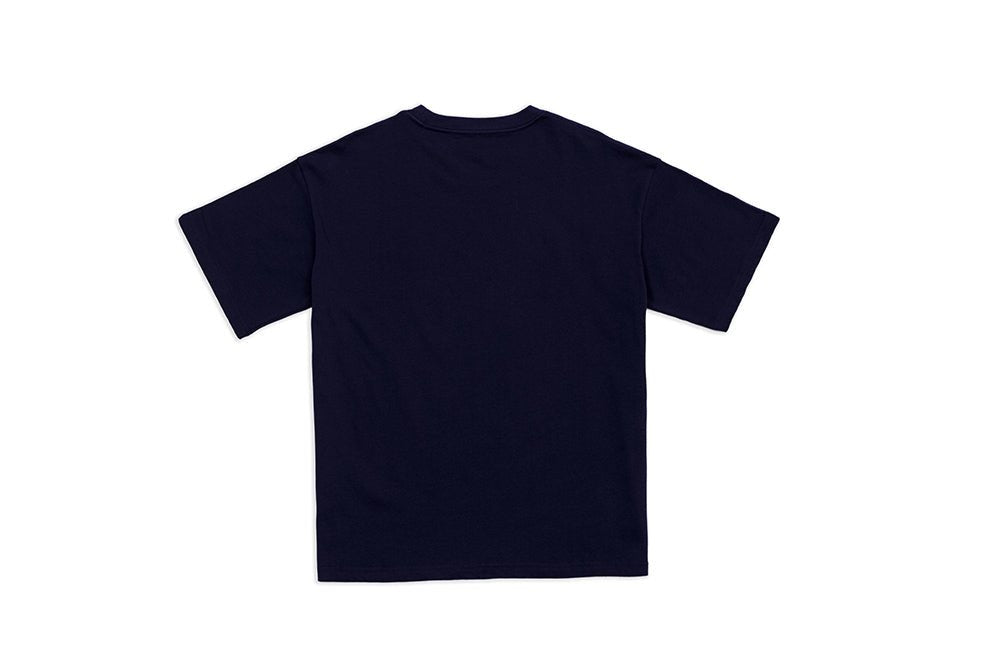 ルーズフィットロゴTシャツ ナビーブルー (Unisex)