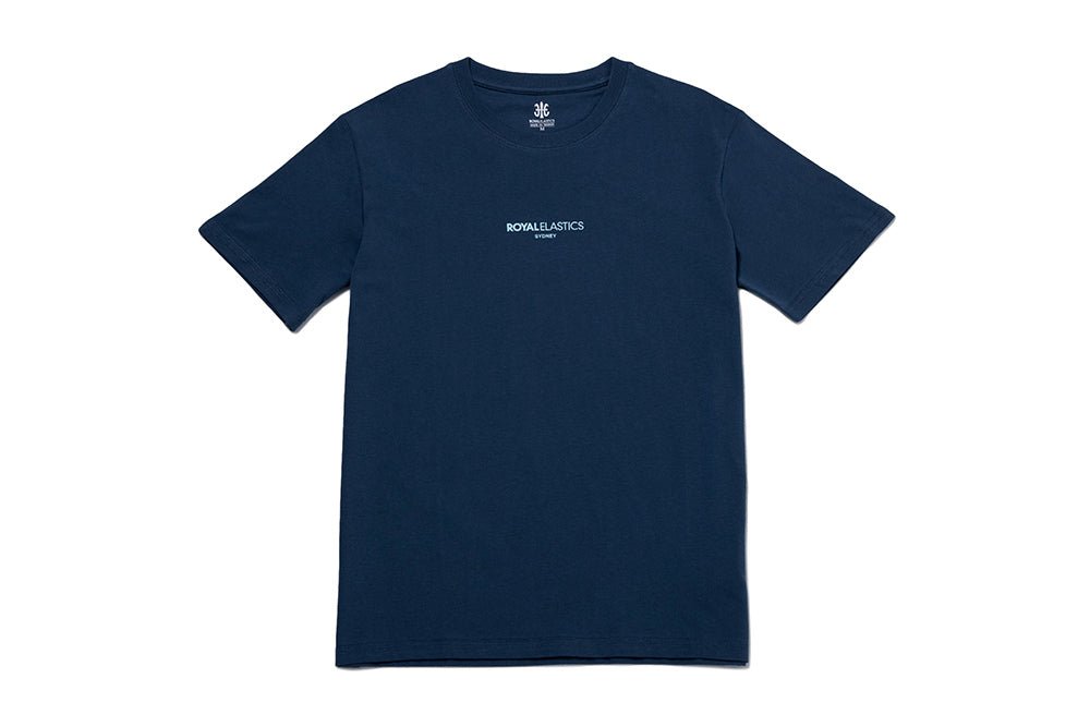 ロゴTシャツ 青 (Unisex)