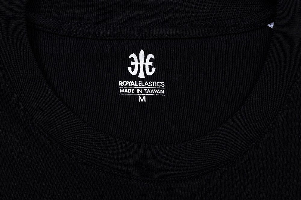 ルーズフィットロゴTシャツ 黒 (Unisex)